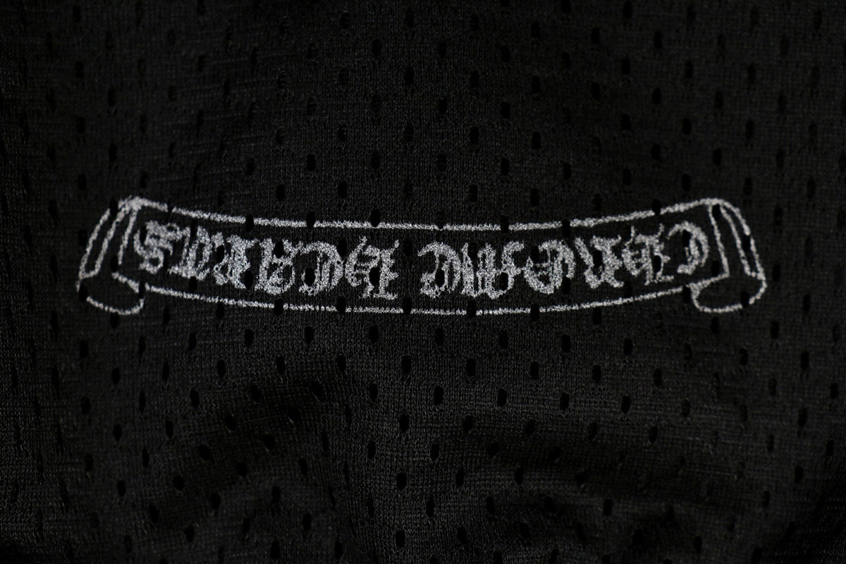 Chrome Hearts Glitter Sanskrit Scroll Ice Hockey Sweatpants - Black