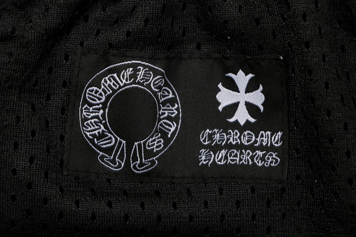 Chrome Hearts Glitter Sanskrit Scroll Ice Hockey Sweatpants - Black