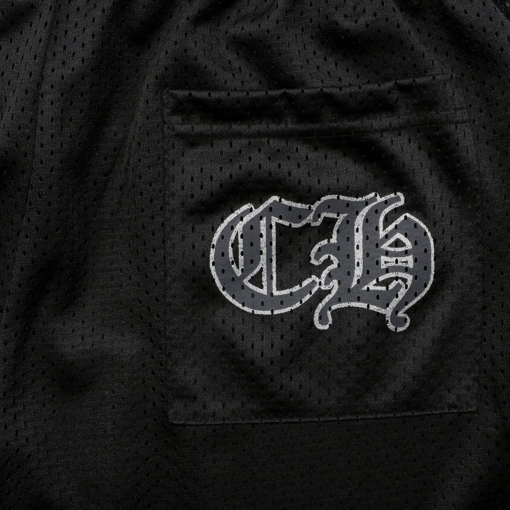 Chrome Hearts Glitter Sanskrit Scroll Ice Hockey Sweatpants - Black
