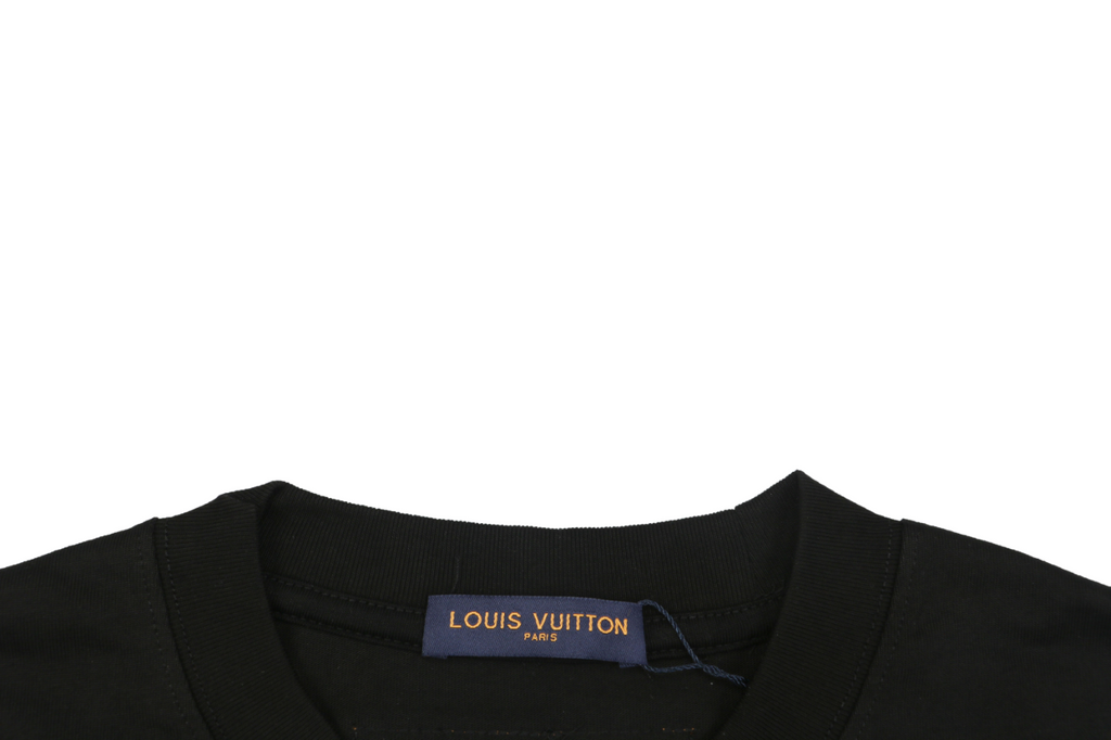 Louis Vuitton Rocky's Matcha Dreamin' Man Slogan Print Long-Sleeve T-Shirt - Black