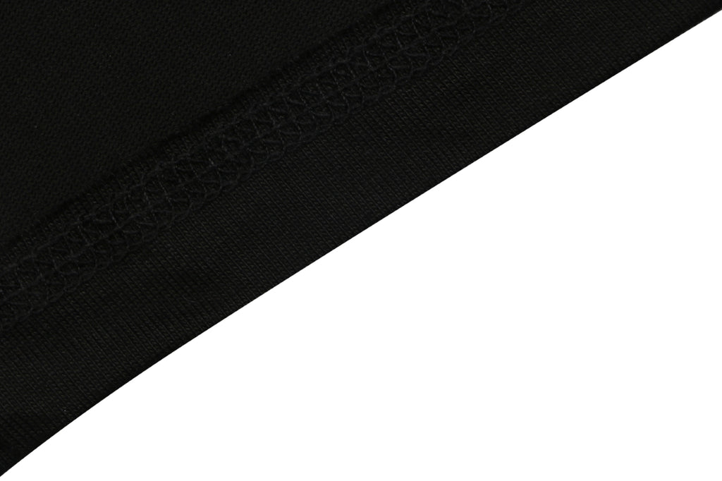 Louis Vuitton Gradient Monogram Signature Flocked Lettering Long-Sleeve T-Shirt - Black