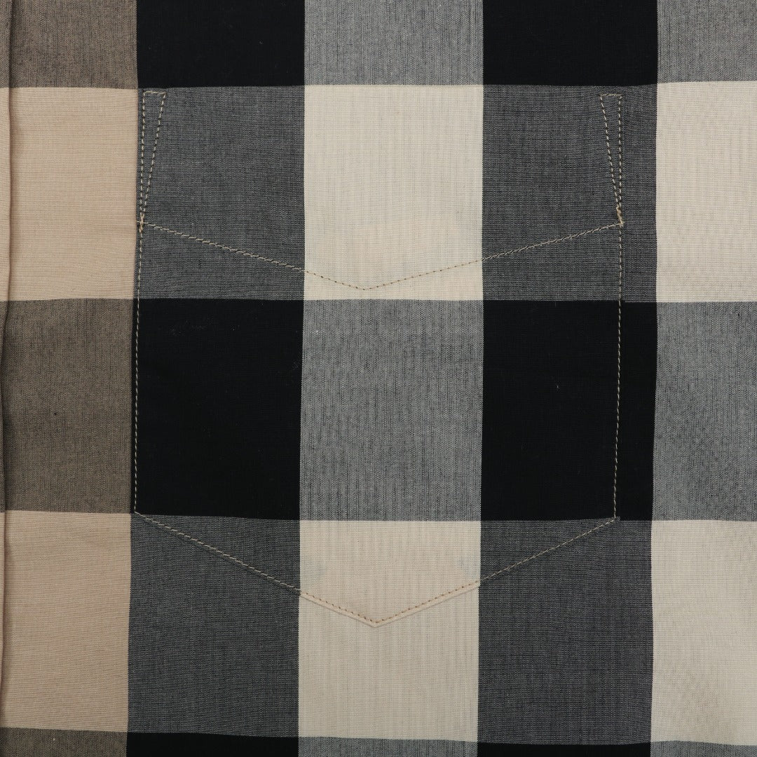 Burberry Exploded-Scale Vintage Check Long-Sleeve Shirt - Camel