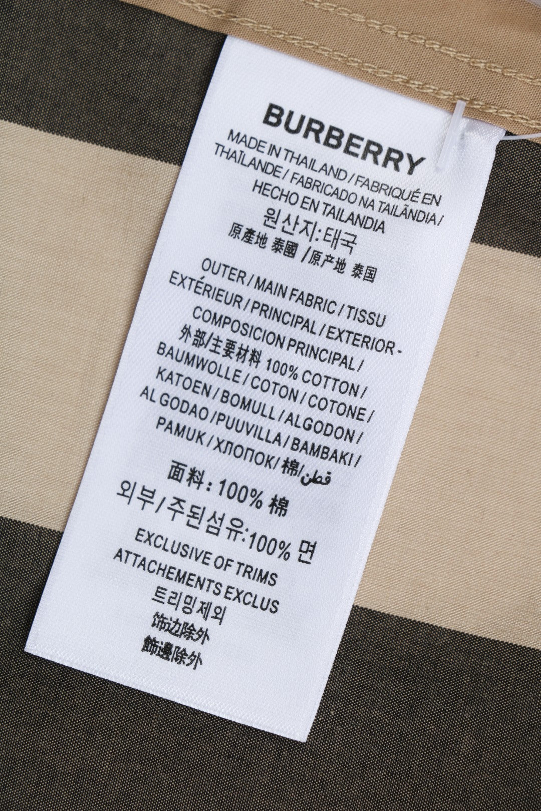 Burberry Exploded-Scale Vintage Check Long-Sleeve Shirt - Camel